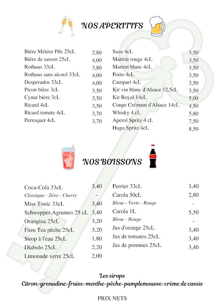 La Clef Des champs - Menu Image 1