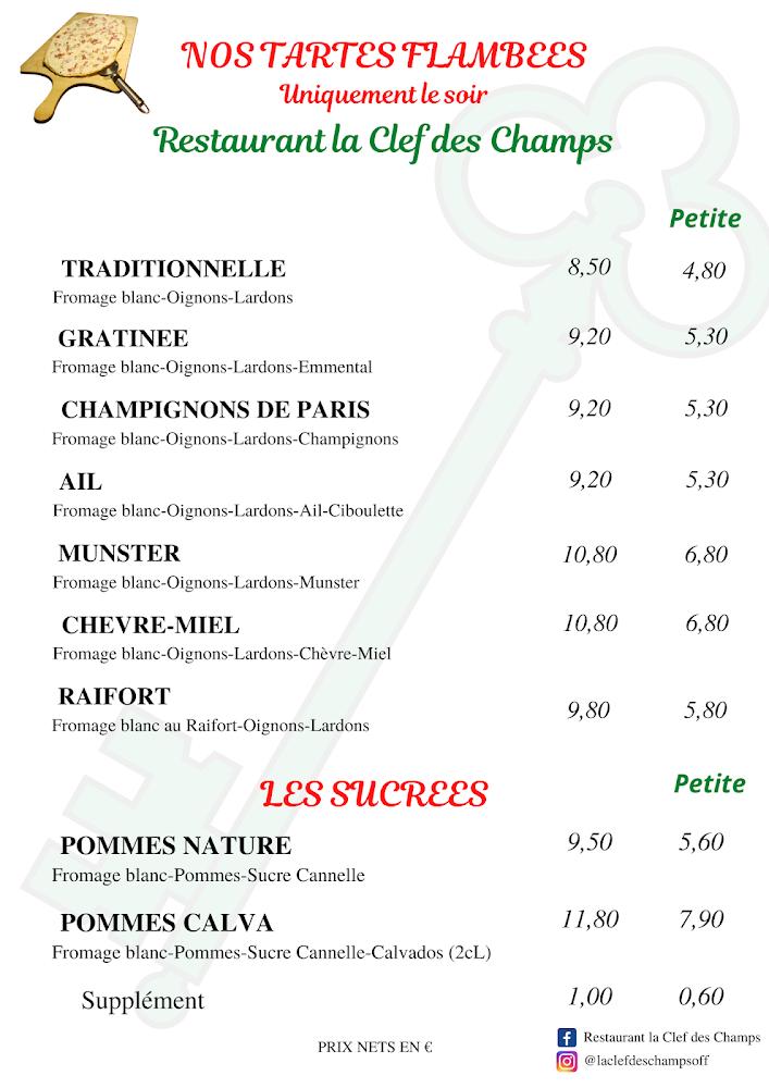La Clef Des champs - Menu Image 2