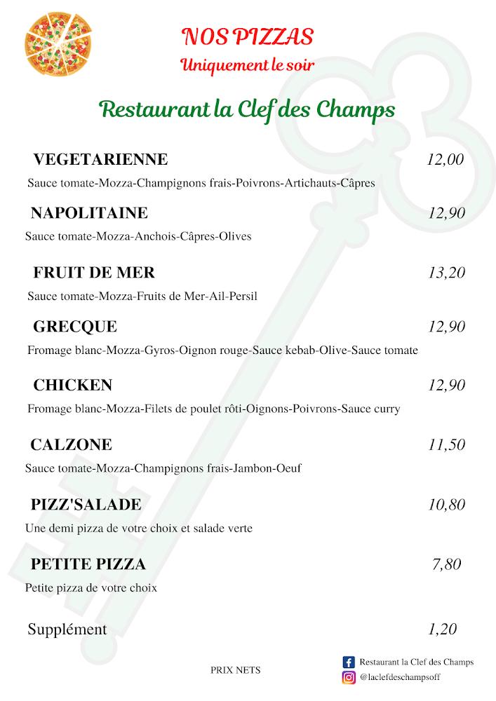 La Clef Des champs - Menu Image 3