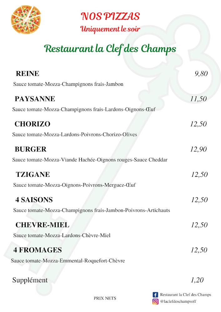 La Clef Des champs - Menu Image 4